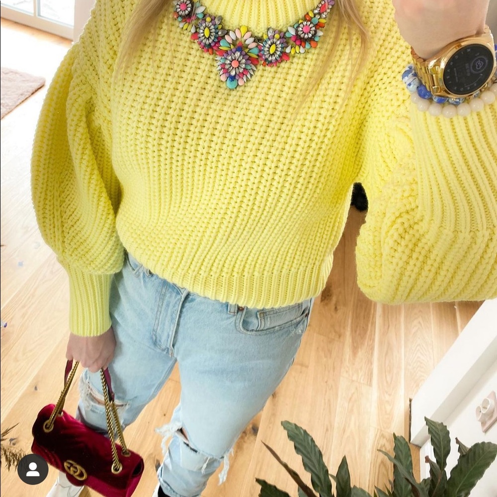 Zara ballon sleeves sweater bloggers fav - Picture 10 of 11